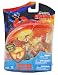 Dreamworks Movie Series "How to Train Your Dragon" Exclusive 4 Inch Tall Figure - Orange Color MONSTROUS NIGHTMARE with Rock Shaped Display Base_s-1