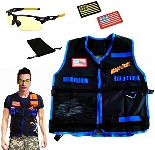 MageCraft Elite Tactical Vest Kit For Nerf N-strike Elite Series,Nerf Super Soaker Series by MageCraft