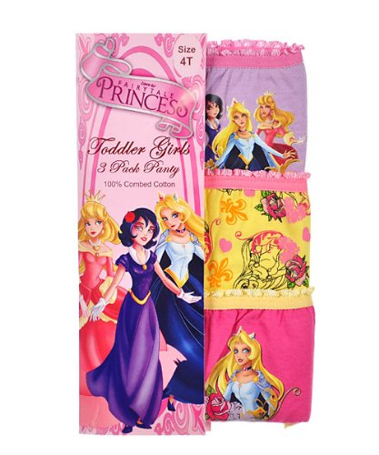 51nsmGMuahL Fairytale Princess Sleeping Beauty 3 Pack Panties (Sizes 4   6)