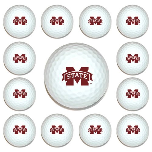 Mississippi State Bulldogs Dozen Pack Of Golf Balls From Team Golf
