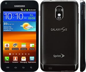 Samsung Galaxy S II Epic 4G Touch SPH-D710 - Vortex Black (Sprint)...