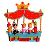 Prince and Princess Traditional Wooden Play Theater