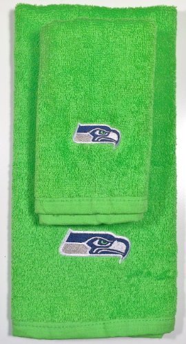 NFL Seattle Seahawks Bath Hand Towel & Washcloth Set