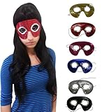 Assorted Color Faux Sequin Eye Mask