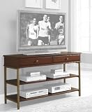 St. Ives Media TV Stand Cinnamon Cherry Finish