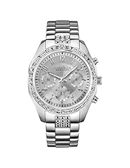 Caravelle New York 43L171 Ladies Melissa Silver Chronograph Watch