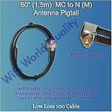 60(1.5m) RF WiFi extension cable N(M) to MC (Lucent/Orinoco)