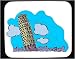 Decorated Mouse Pad with Italy, travel, 