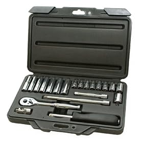 Pro-Grade 19206 21-Piece 1 4-Inch Driver SAE Socket Set by Pro-Grade