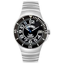 Vostok TU-144 Men's Automatic Black Dial Watch #2432/0465001SS