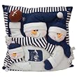 Duke Blue Devils 3 Snowman Pillow 18"