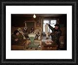 Framed Print of Trading post manager Lechi Khamidov buying fox skins from ArcticPhoto