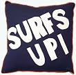 Catch a Wave Surfs Up Pillow.