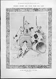 NURSERY TALE DOG BY ALDIN Antique Print 1905