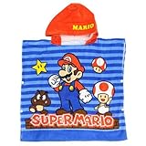 スーパーマリオ[ポンチョ]なりきりフード付きポンチョ 丸眞 ビーチ用品 キャラクター グッズ 通販
