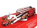 Ferrari Race Transporter Set - Grand Prix Italy 1961 - Formula 1 World Champion - 1/43rd Scale Brumm Plus Super Series