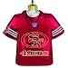 San Francisco 49ers Team Laser Jersey (Logo) Ornament