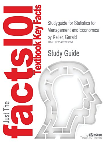 Studyguide for Statistics for Management and Economics by Keller, Gerald, ISBN 9781285425450