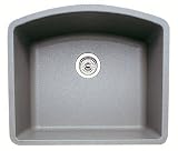 Blanco 440173 - Diamond Single Bowl Silgranit Undermount Metallic Gray