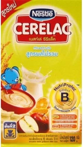 3 Boxes Nestle Cerelac Infant Cereal Mixed Fruit Formula 120 G.