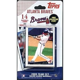 Topps MLB Baseball Cards 2009 Atlanta Braves 14 Card Team Set (Includes Bobby Cox Card)