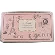Paris France French themed stamps in tin with inkpad Cavallini
