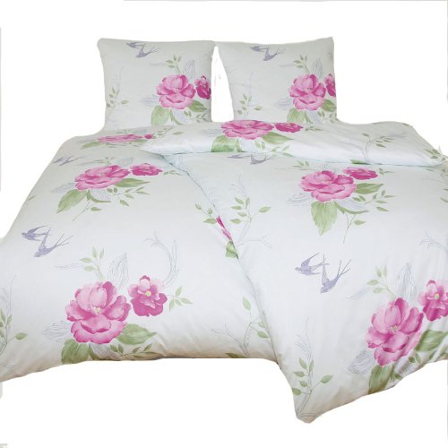 Janine Design Monaco 4826/02 Schweizer-Satin Bettw&auml;sche Gr&ouml;&szlig;e 155/220 und 80/80 cm Preisvergleich