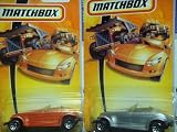 Matchbox Plymouth Prowler Variant #17 Set: Silver Flake & Orange Tear Drop Wheels {2 Pieces} Scale 1/64 Collector