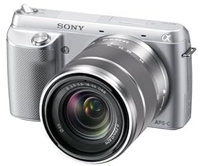 Sony NEX-F3K/S 16.1 MP Compact System Camera with 18-55mm Lens (Silver)