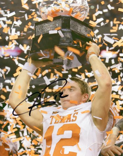 Texas Longhorns/Browns COLT MCCOY Signed Autographed 8x10 Photo COA