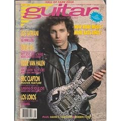 Guitar Magazine May 1989 Joe Satriani Steve Vai Eddie Van Halen Eric Clapton by Bruce Pollock