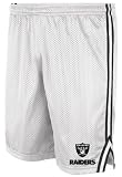 Oakland Raiders Rookie White Mesh Short Medium