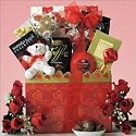 Hugs & Kisses: Gourmet Wedding Anniversary Gift Basket