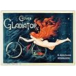 Cycles Gladiator, by Georges Massias-Framed 35x47 Canvas (fls)