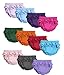 City Threads Baby Girls' 100% Soft Cotton Ruffle Diaper Cover Bloomers Made USA