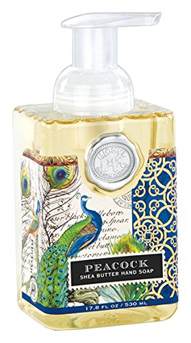 Michel Design Works Foaming Hand Soap, 17.8-Ounce, Peacock