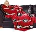 Georgia Bulldogs Adult Comfy Throw Blanket with Sleeves