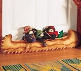 Black BEAR lodge DRAFT DODGER breeze blocker home decor