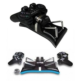 Shop4accessories Dual USB Charging/Charger Dock/Stand For 2 Playstation 3 (PS...