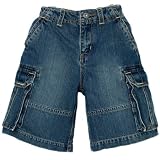 denim cargo shorts