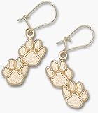 Kentucky Wildcats Double Paw Dangle Earrings - 10KT Gold Jewelry