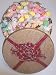 Scott's Cakes Assorted Nougat Salt Water Taffy in a Large Red Bow Tin Image