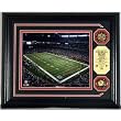 Atlanta Falcons Georgia Dome Photo Mint with two 24KT Gold Coins