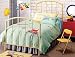 Marta Yellow Finish Duo Panel Bed Collection With Trundle - Twin Size - 1086-340