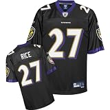 Reebok Ray Rice Baltimore Ravens Premier Replica Jersey - Purple (Medium)