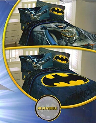 Batman Speed 5pc Full Comforter and Sheet Set Bedding Collection by World Class Bargains