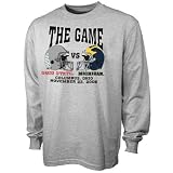 Ohio State Buckeyes vs. Michigan Wolverines Ash The Game Long Sleeve T-shirt