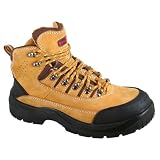 Blackrock Crusader Tan Leather Work Safety Boots With Steel Toe Caps And Midsole