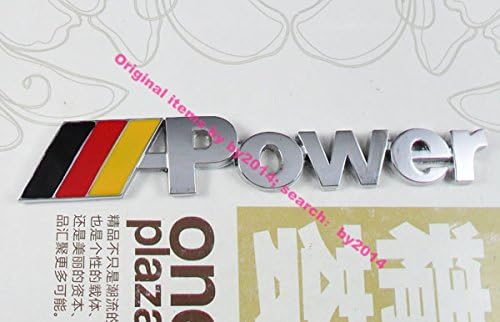 Auto Car chrome Germany flag M Power for M5 M3 M6 325 335I Emblem Badge Sticker