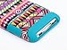 Pandamimi ULAK 3-Piece Hybrid High Impact Case Tribal pattern Blue Silicone For Apple iPod Touch Generation 4 with Free Stylus